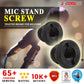 5 Core 2 Pieces Mic Stand Adapter Plastic 5/8 Male to 3/8 Female Sturdy Screw for Clips MS ADP P BLK 2PCS